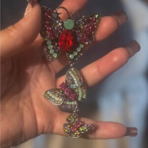 Colorful Butterfly Brooch
